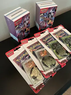 Pokemon TCG Destined Rivals Sealed Booster Bundle Boxes & Blister Pack Lot - Image 2