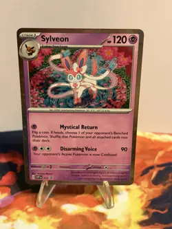 POKEMON TCG SCARLET & VIOLET SYLVEON BLACK STAR PROMO COSMOS HOLO SVP EN 172 - Image 3