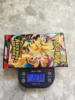HEAVY! 22.71g Pokemon TCG Ascended Heroes Booster Pack (SEALED) god packU - Image 1