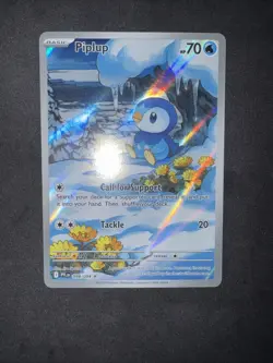 Piplup 098/094 IR Illustration Rare Pokemon TCG Phantasmal Flames English NM - Image 5