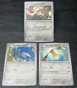 Honedge 056 + Doublade 057 + Aegislash 058/088 - Pokemon TCG: Perfect Order NM - Image 1