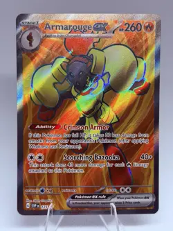 Armarouge ex SVP 125 Full Art Holo Black Star Promo NM - Image 1