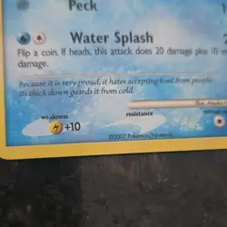 Piplup DP03 Diamond and Pearl Holo English 2007 Pokemon - Image 3