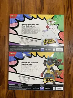 Pokemon TCG Ascended Heroes Premium Poster Collection Lucario & Gardevoir Sealed - Image 2