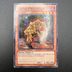 YuGiOh Grave Protector BP01-EN186 Starfoil Rare 1st Edition NM - Image 1