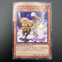 YuGiOh Hyper Hammerhead BP01-EN185 Starfoil Rare 1st Edition NM - Image 1