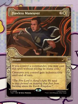 Flawless Maneuver 306 MTG Avatar The Last Airbender Eternal Rare Showcase NM Reg - Image 1