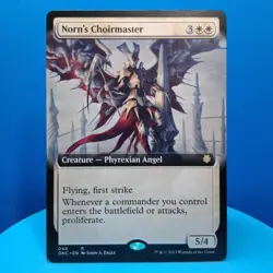 Norn's Choirmaster (Extended Art) Commander: Phyrexia: All Will Be One Regular - Image 1