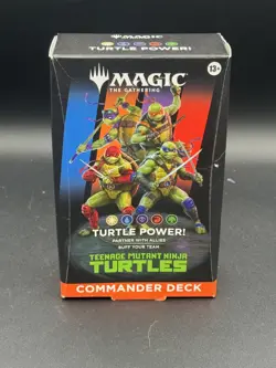 MTG Teenage Mutant Ninja Turtles- Turtle Power Commander Deck-New/Factory Sealed - Image 1