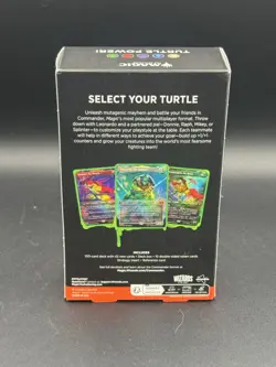 MTG Teenage Mutant Ninja Turtles- Turtle Power Commander Deck-New/Factory Sealed - Image 2