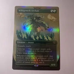 Wildgrowth Archaic (Borderless) Secrets of Strixhaven Foil - Image 1