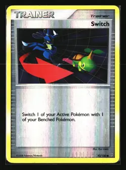 Pokemon SWITCH 93/100 Reverse Holo (2008 Stormfront) LP/Light Play - Image 1