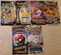 Vintage Pokemon Sword and Shield Booster Pack Empty See Pictures - Image 1