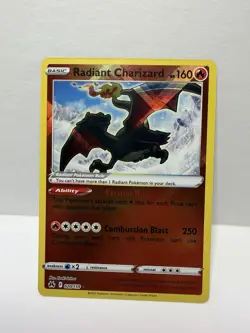 Pokemon TCG Radiant Charizard Crown Zenith Holo Card 020/159 NM/M Condition - Image 1
