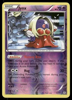 Pokemon Cards Jynx 36/83 Reverse Holo Generations Rare NM - Image 1
