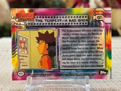 1999 Pokemon (Mewtwo Strikes Back) #15 (The Tempest-A Bad Omen) Black Logo NM - Image 2