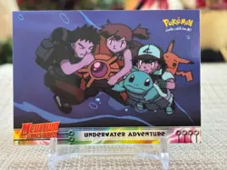 1999 Pokemon Movie (Mewtwo Strikes Back) #17 (Underwater Adventure) Black NM - Image 1