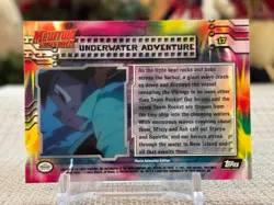 1999 Pokemon Movie (Mewtwo Strikes Back) #17 (Underwater Adventure) Black NM - Image 2