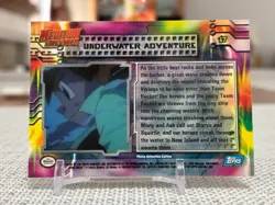 1999 Pokemon Movie (Mewtwo Strikes Back) #17 (Underwater Adventure) Blue NM - Image 2