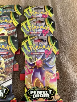 Pokemon TCG - Mega Evolution PERFECT ORDER Booster Pack All 12, 3 sets Of 4 - Image 3
