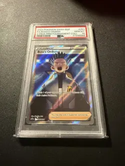 PSA 10 2023 Pokemon Swsh Black Star Promo #251 Boss'S Orders Full Art - Image 1