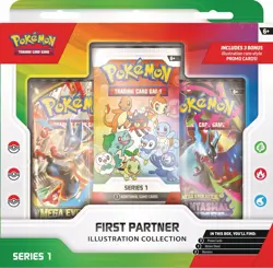 2 x Pokemon TCG First Partner Illustration Collection Series 1 Lot Of 2 - Image 1