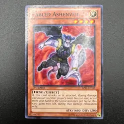 YuGiOh Fabled Ashenveil BP01-EN158 Starfoil Rare 1st Edition NM - Image 1