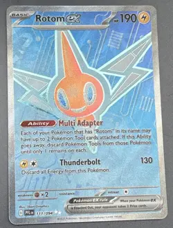 🔥Rotom Ex 111/094 Full Art Pokemon TCG Phantasmal Flames English NM+🔥 - Image 1