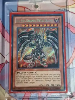 Yugioh - Red-Eyes Darkness Metal Dragon | LCJW-EN050 | 1st Edition | Secret Rare - Image 1