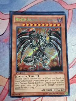 Yugioh - Red-Eyes Darkness Metal Dragon | LCJW-EN050 | 1st Edition | Secret Rare - Image 2