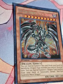 Yugioh - Red-Eyes Darkness Metal Dragon | LCJW-EN050 | 1st Edition | Secret Rare - Image 3