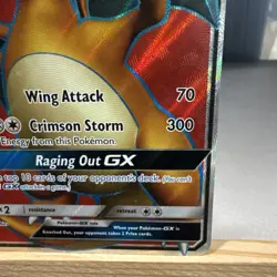 Pokemon - Charizard GX SM60 - Sun & Moon Full Art Black Star Promo Holo (2017) - Image 4