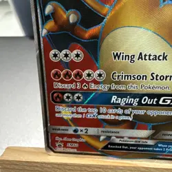 Pokemon - Charizard GX SM60 - Sun & Moon Full Art Black Star Promo Holo (2017) - Image 5