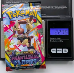 Phantasmal Flames Booster Pack - Heavy 22.75g - Sealed - Pokemon Mega Evolution - Image 1