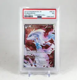 2013 Pokemon Black & White Legend Treasure Radiant Col. RC22 Reshiram PSA 7 - Image 1