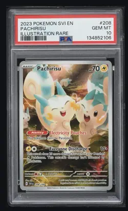 Pokemon tcg Pachirisu #208 (please read description) - Image 1
