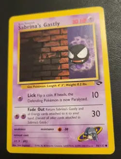 Sabrina's Gastly - 96/132 - Gym Challenge - Pokemon - - Image 1
