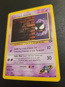 Sabrina's Gastly - 96/132 - Gym Challenge - Pokemon - - Image 3