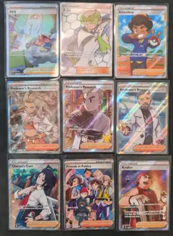 Pokemon Full Art Trainer Lot Of 9 - Image 1
