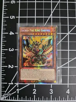 Sacred Fire King Garunix RA05-EN031 Starlight Rare Yu-Gi-Oh Rarity Collection V - Image 1