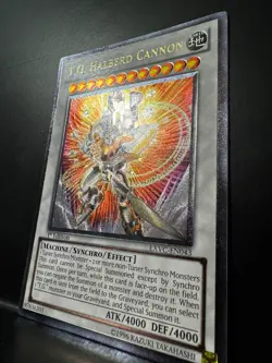 Yu-Gi-Oh! YuGiOh T.G. Halberd Cannon EXVC-EN043 1st Ed Ultimate Rare LP - Image 2