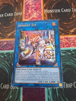 Yugioh Spright Elf POTE-EN049 Ultra Rare 1st Edition Near Mint - Image 1