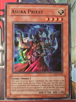 Yu-Gi-Oh! TCG Asura Priest LOD-071 1st Edition Super Rare - Image 1