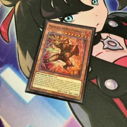 Yugioh Masked HERO Furnace MZMU-EN015 Maze of Muertos 1st Edition NM - Image 3