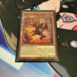 Yugioh Masked HERO Furnace MZMU-EN015 Maze of Muertos 1st Edition NM - Image 4