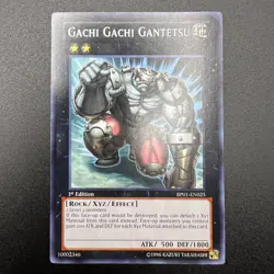 YuGiOh Gachi Gachi Gantetsu BP01-EN025 Rare 1st Edition NM - Image 1