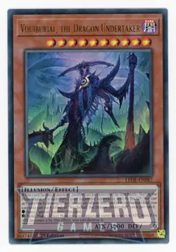 Yugioh LEDE-EN087 Vouiburial, the Dragon Undertaker Ultra Rare 1st NM - Image 1