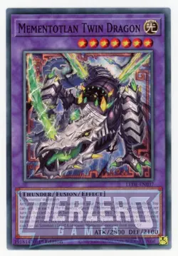 Yugioh LEDE-EN037 Mementotlan Twin Dragon Common 1st Edition NM/LP - Image 1