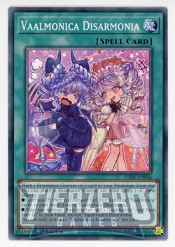 Yugioh LEDE-EN066 Vaalmonica Disarmonia Common 1st Edition NM/LP - Image 1