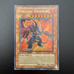 YuGiOh Volcanic Doomfire CT04-EN004 Secret Rare Limited Edition LP - Image 1